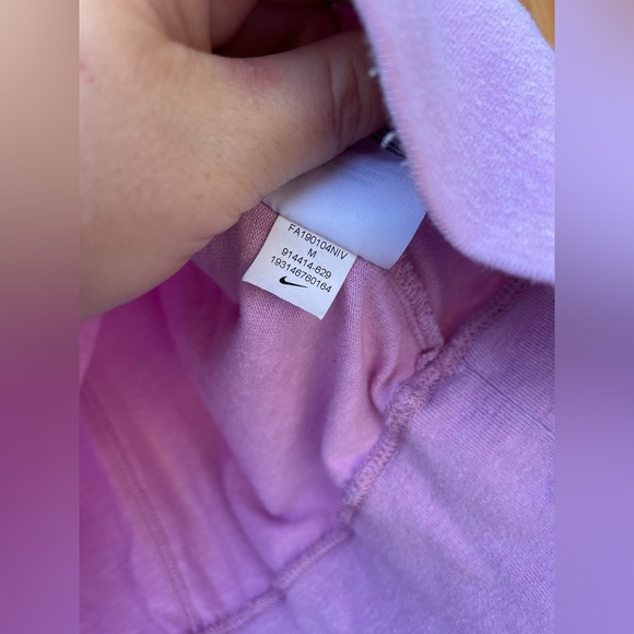 Great condition Pink Medium Nike Hoodie, Lightweight, High Neck - Picture 3 of 6